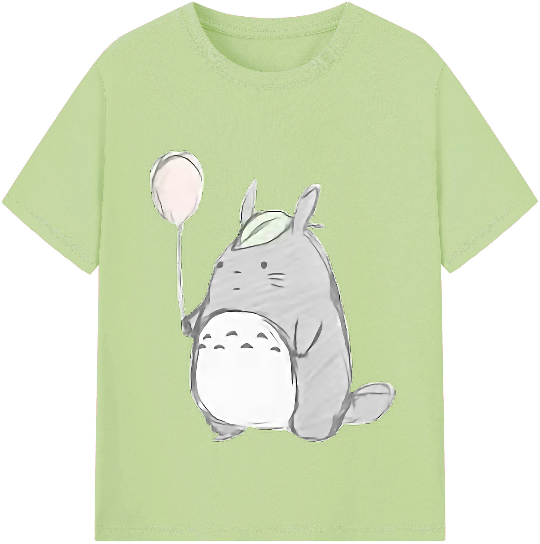 （画像用） となりのトトロ 草壁メイ 草壁サツキ My Neighbor Totoro Satsuki Kusakabe Mei Kusakabe 綿100％半袖Tシャツ（フロントプリント）